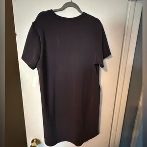 Member's Mark Sandwash Short-Sleeve Dress in Deep Charcoal